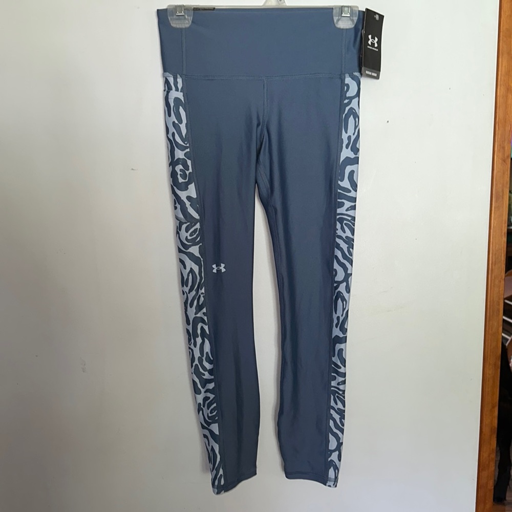 Under Armour heatgear block ankle leggings NWT small